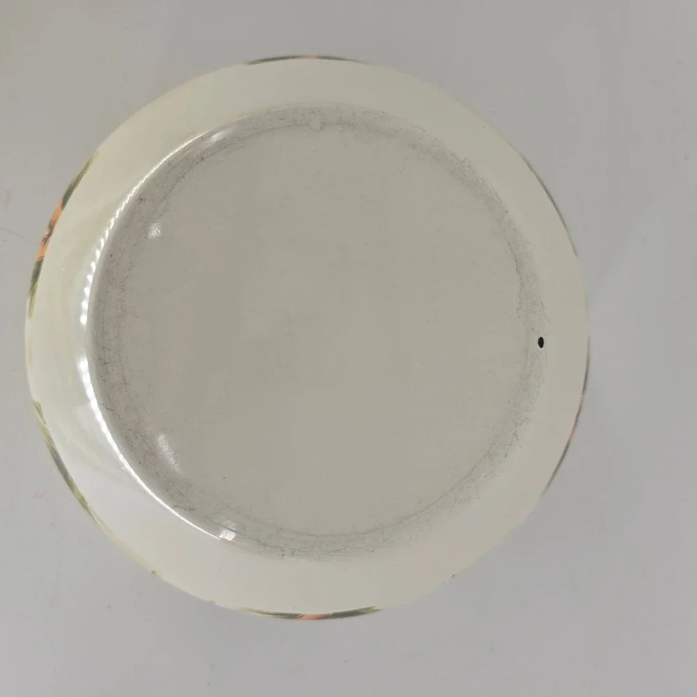 Vintage Palm Tree Enamel Mixing Bowls Set of 2 Coastal Palm Beach Kitchen